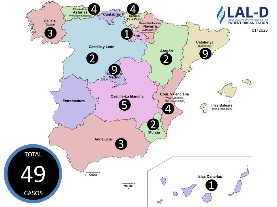 Mapa casos CCAA 012026 Mapa diagnóstico España CCAA 2026