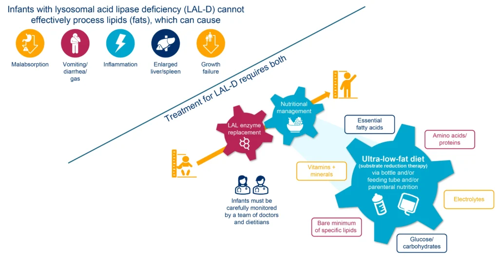 Practical Guidelines for Nutritional Care in Infantile-Onset LAL-D